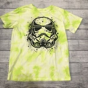 Disney Star Wars Tie Dye Green T-Shirt Size XL